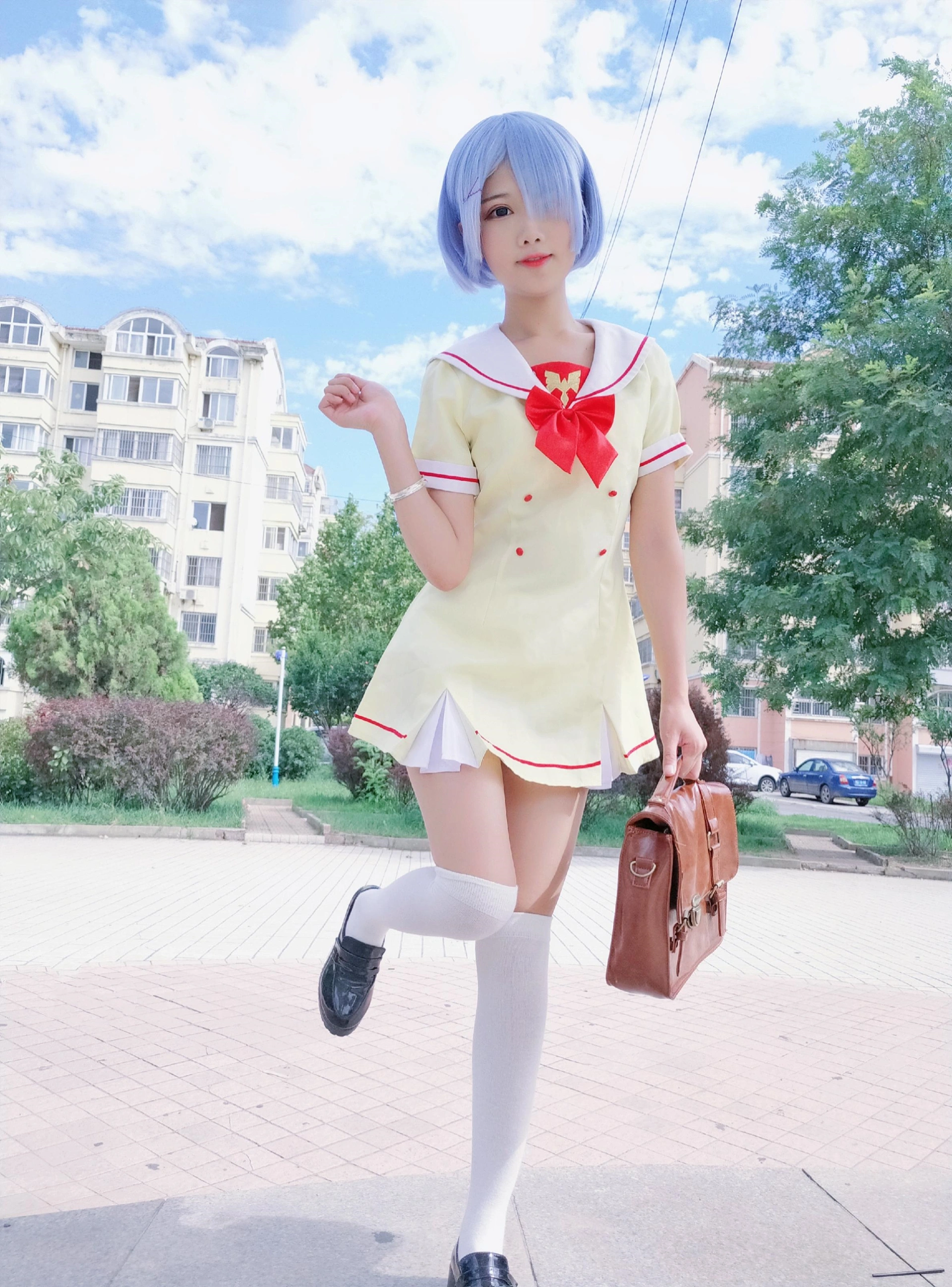 羽天Shine - NO.22 -RE从零开始的异世界生活 COS JK蕾姆 2